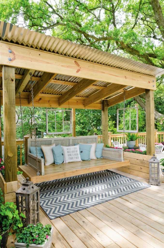 Take a look at these amazing backyard seating ideas.
