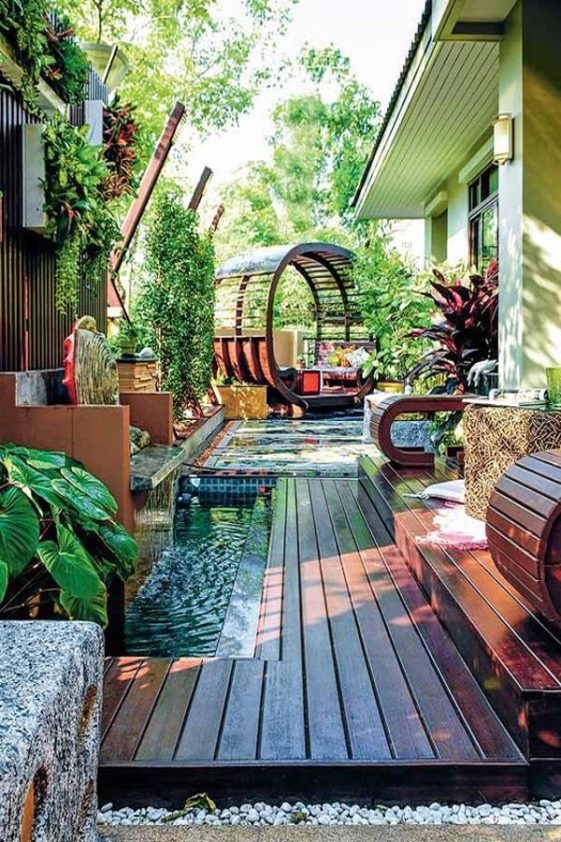 30 Collection of Backyard Landscaping Layout Design Ideas