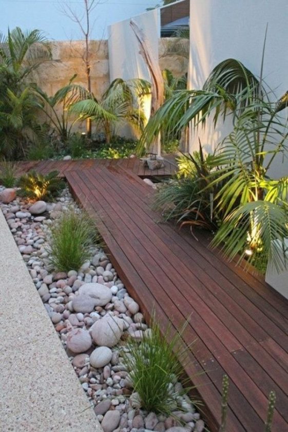 30 Collection of Backyard Landscaping Layout Design Ideas