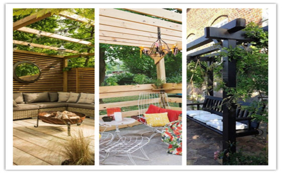 outdoor room Pergola Design Ideas